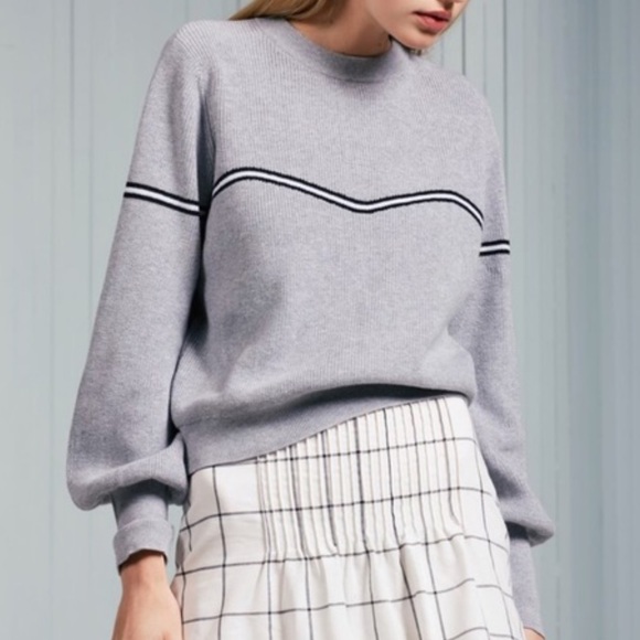 The Fifth Label Sweaters - The Fifth Label grey crew sweater